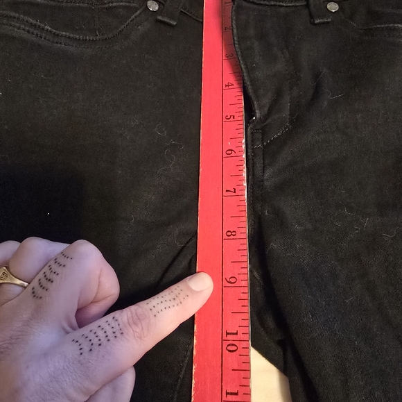 EUC 1822 jeans stretch low crop 21in inseam thin lightweight - Picture 5 of 7